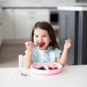 BUMKINS SPOON & FORK SET - PINK