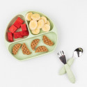 BUMKINS SPOON & FORK SET - SAGE