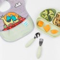 BUMKINS SPOON & FORK SET - SAGE