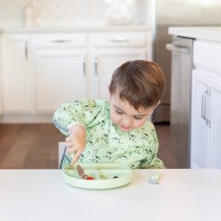 BUMKINS SPOON & FORK SET - SAGE