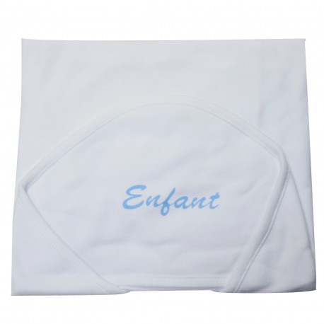 Enfant Cotton Receiving Blanket with Hood