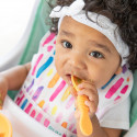 Bumkins Silicone First Feeding Set - Tangerine