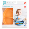 Bumkins Grip Dish - Tangerine