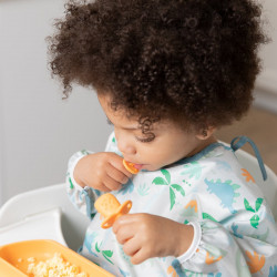 Bumkins Silicone Chewtensils - Tangerine