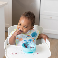 BUMKINS Super Bib 3pc Set - Rolling with the Waves