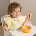 BUMKINS Super Bib 3pc Set - Happy