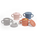 Haakaa Silicone Sip-N-Snack Cup (250ml) - Rust