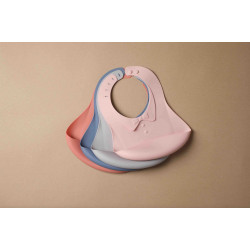 Haakaa SIlicone Bib - Blush