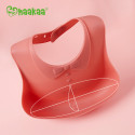 Haakaa SIlicone Bib - Rust