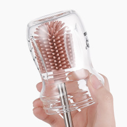 Haakaa Silicone Cleaning Brush Kit-Blush