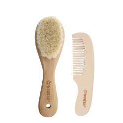 Haakaa Goat Baby Brush and Comb Set