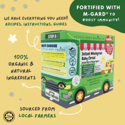 Gnubkins Premium Brown Rice and Organic Supergreens Instant Cereal