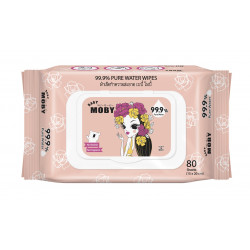 BABY MOBY WATER WIPES (with cover) - 80 Pulls