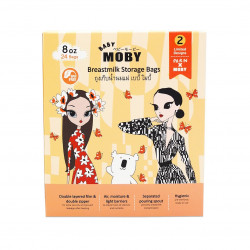 Limited Edition Moby Breastmilk Bags - 8oz (24pcs)