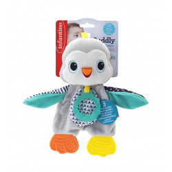 Infantino Cuddly Teether - Penguin