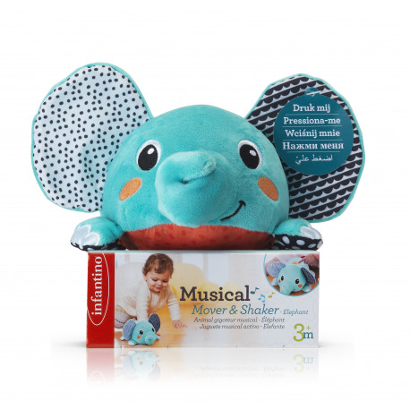 Infantino Musical Mover & Shaker – Elephant