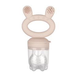 Haakaa Fresh Food Feeder and Cover Set - Blush