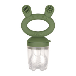 Haakaa Fresh Food Feeder and Cover Set - Olive Green