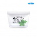 Zippies Lab Mickey Hello Green World Reusable Standup Bags (Set of 3