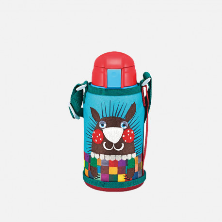 TIGER STAINLESS STRAW BOTTLE - GIRAFFE