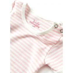 Mamaway Ribbed Short Sleeves Baby Bodysuit (3-Piece)