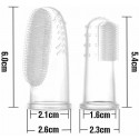 Haakaa Silicone Finger Toothbrush set 2pcs (S&L)