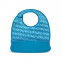 BUILT NY Baby Mess Mate Toddler Bib (2-pc set) - Dribble Dots Blue