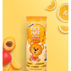 Natufoodies Rice Puffs - Orange Peach