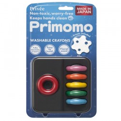 Primomo Non Toxic Washable Crayon Ring 6 Colours