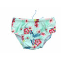 BANZ® GIRLS UV SWIM NAPPY -Mint Pansy