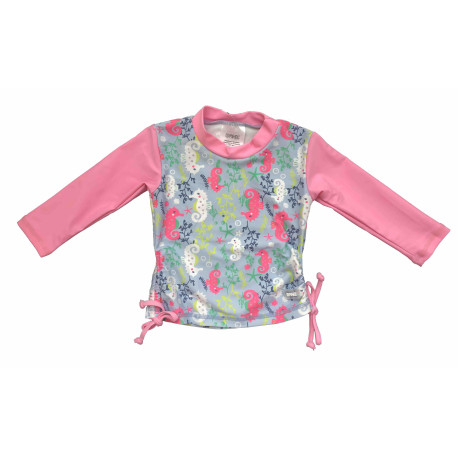 BANZ® GIRLS LONG SLEEVE RASH TOP - Seahorse
