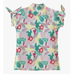 BANZ® GIRLS SHORT SLEEVE RASH TOP - Tropicana