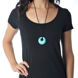 Nixi Teething Necklace / Gemma / Aquamarine
