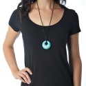 Nixi Teething Necklace / Gemma / Aquamarine