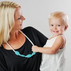Nixi Teething Necklace / Sasso / Turquoise