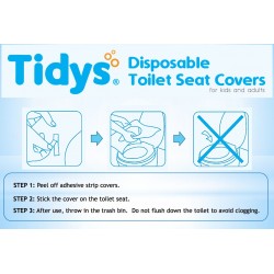Tidys Disposable Toilet Seat Covers