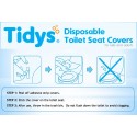 Tidys Disposable Toilet Seat Covers