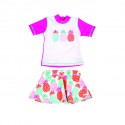 Banz Shortsleeve Swimsuit - Pineapple