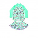 Banz 2pc Shortsleeve Swimsuit - Floral
