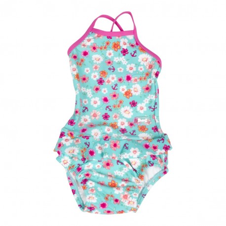 Banz Swimsuit with Frills - Floral