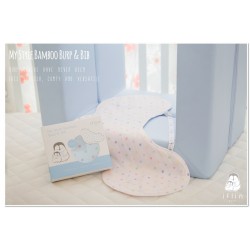 iFlin My Style Bamboo Burp & Bib Cloth (2pcs) - Pink