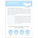 iFlin My Style Bamboo Bib & Burp Cloth (2pcs) - Blue