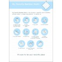 iFlin My Favorite Bamboo Muslin Blanket (4pcs) - Pink