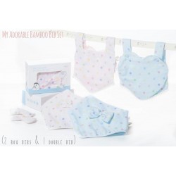 My Adorable Bib Set - Blue
