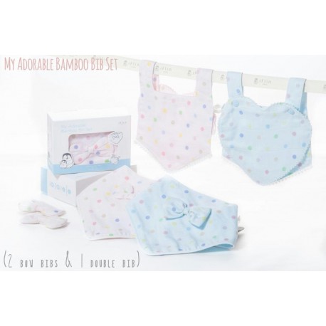 My Adorable Bib Set - Blue