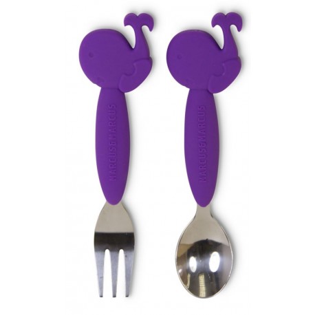 Marcus & Marcus Silicone Fork & Spoon Set