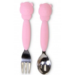 Marcus & Marcus Silicone Fork & Spoon Set