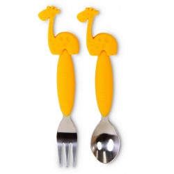 Marcus & Marcus Silicone Fork & Spoon Set