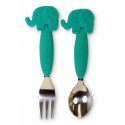Marcus & Marcus Silicone Fork & Spoon Set