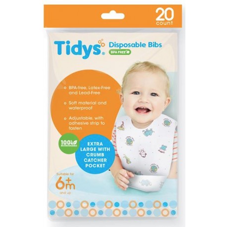 TIDYS DISPOSABLE BIBS